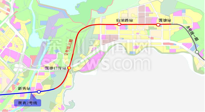 深圳地鐵2號線東延段（站點、線路圖、開通時間、最新消息）