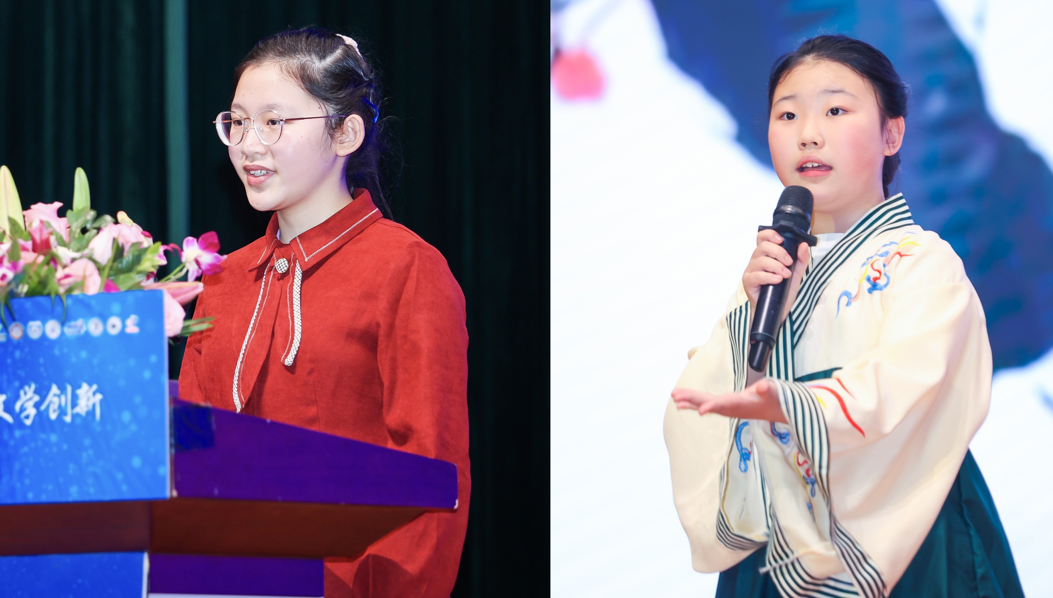獲獎代表李睿頤、張文瑄帶來了精彩的表演